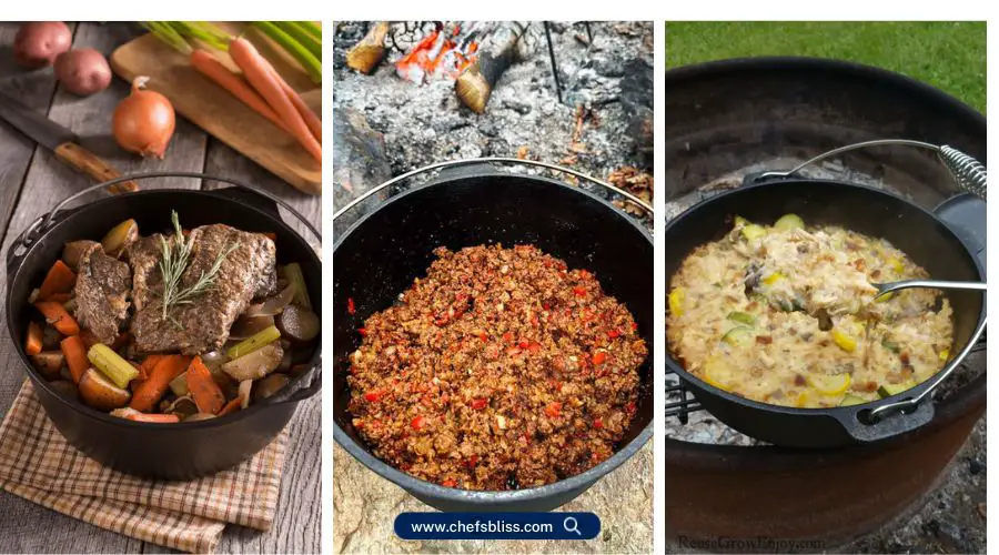 cast iron dutch oven campfire recipes