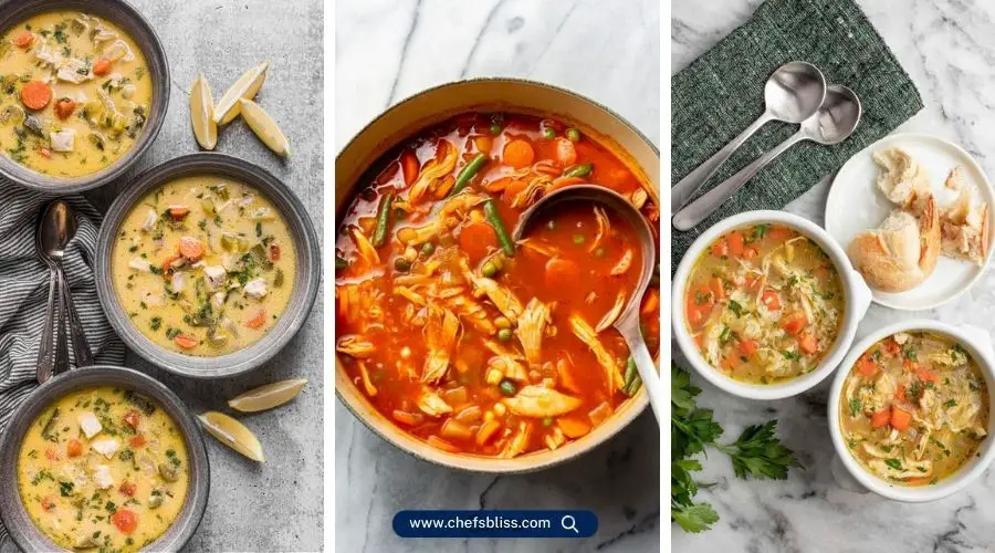 chicken vegetable soup recipes