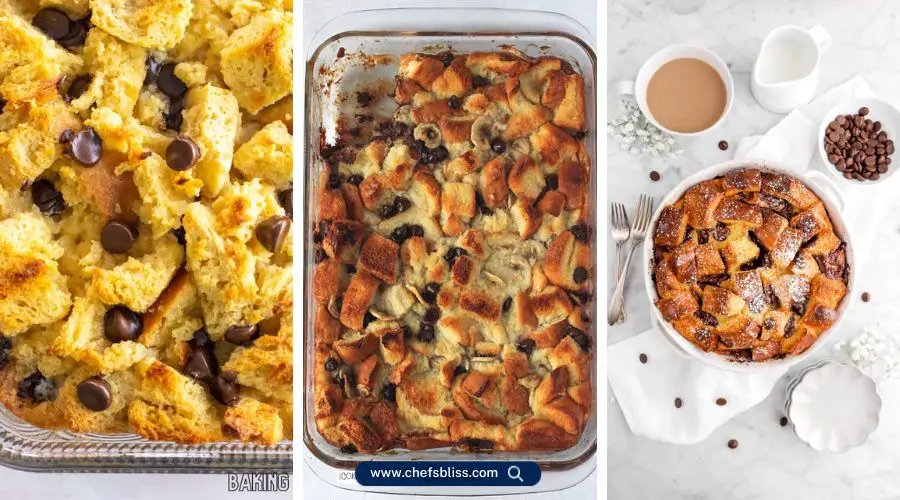 chocolate chip bread pudding recipes