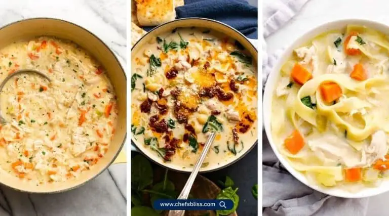 creamy chicken soup recipes