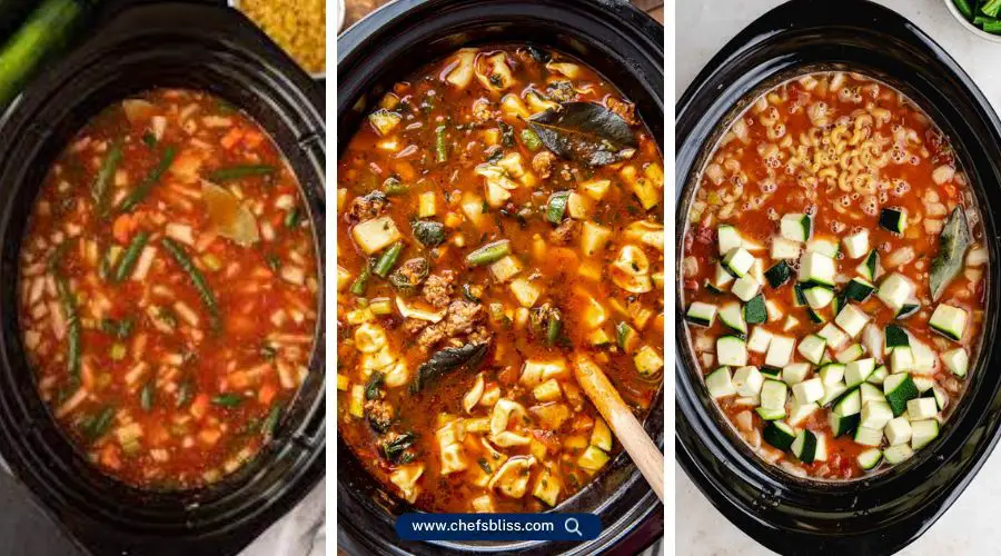 crockpot minestrone soup recipes