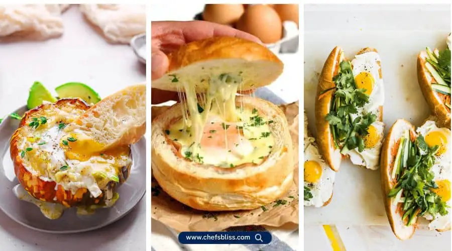 egg stuffed bread recipes