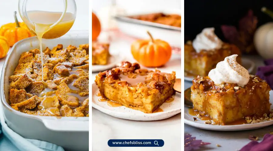 fresh pumpkin bread pudding recipes