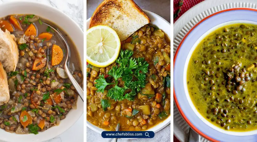 green lentil soup recipes