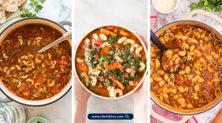 hamburger pasta soup recipes