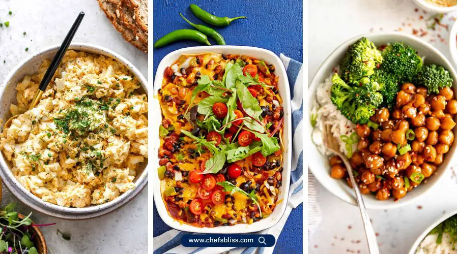 high protein vegetarian dinner recipes