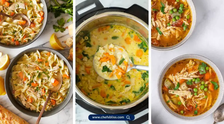 instant pot chicken soup recipes