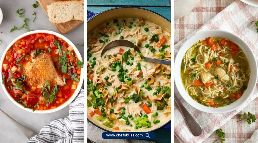 leftover chicken soup recipes