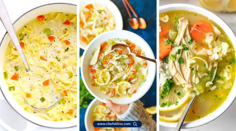 lemon chicken soup recipes