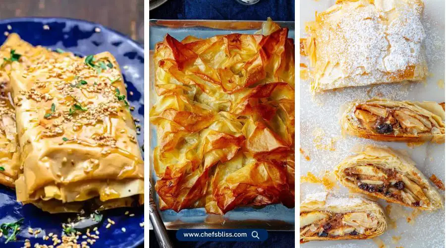 phyllo pastry dinner recipes