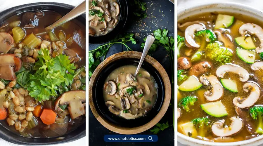 portobello mushroom soup recipes