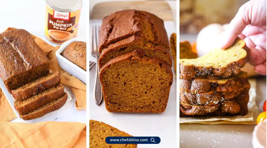 pumpkin pie filling bread recipes