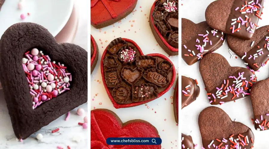 valentine's day chocolate sugar cookie recipes