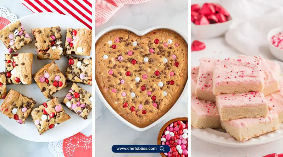 valentine's day cookie bar recipes