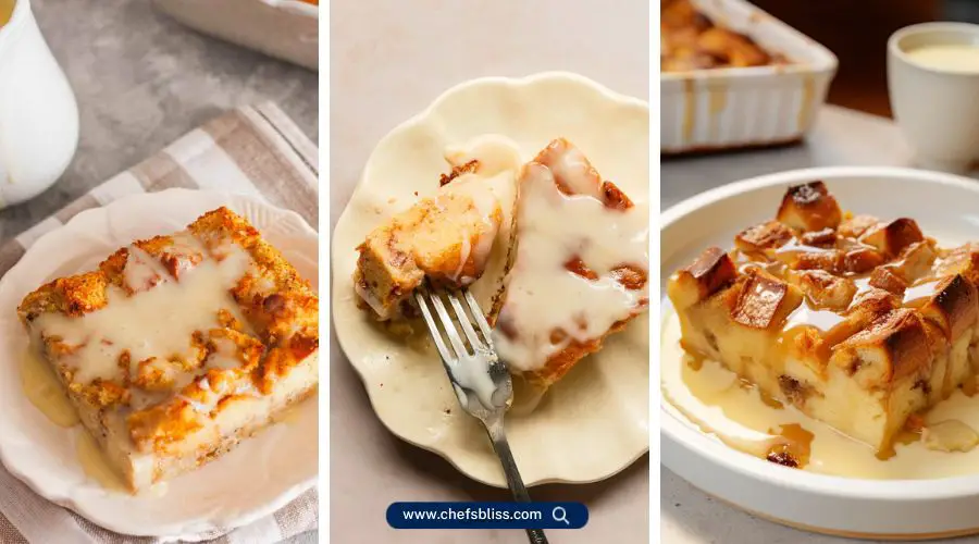 vanilla sauce bread pudding recipes