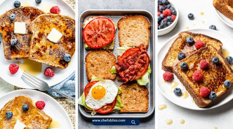 wheat bread breakfast recipes