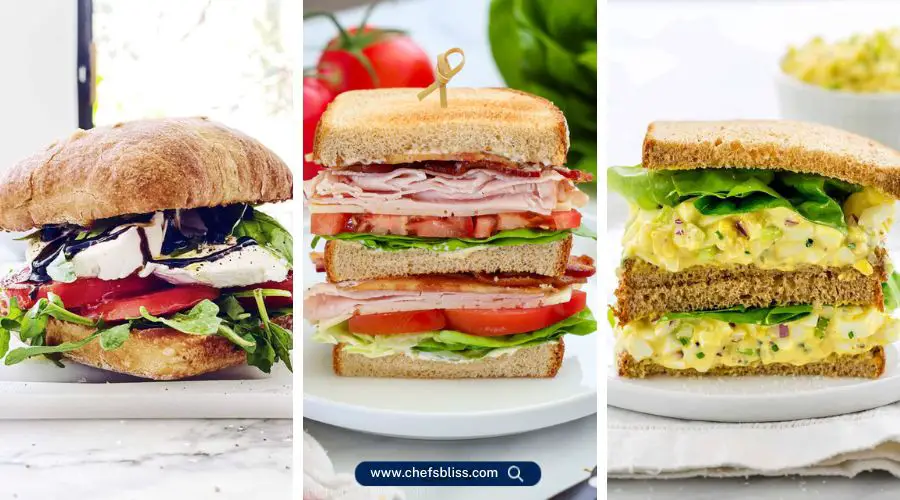 white bread sandwich recipes