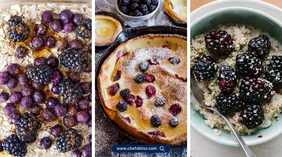 blackberry breakfast recipes
