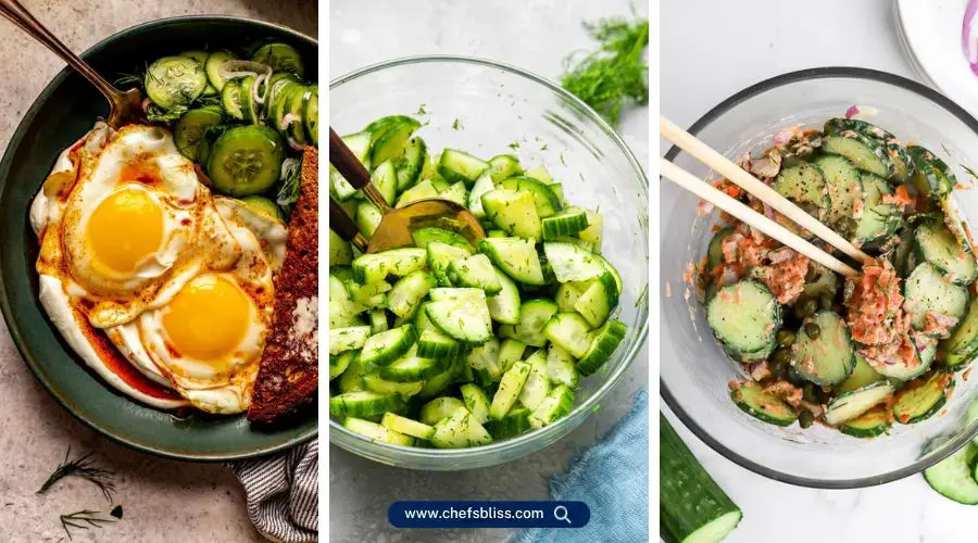 cucumber breakfast recipes