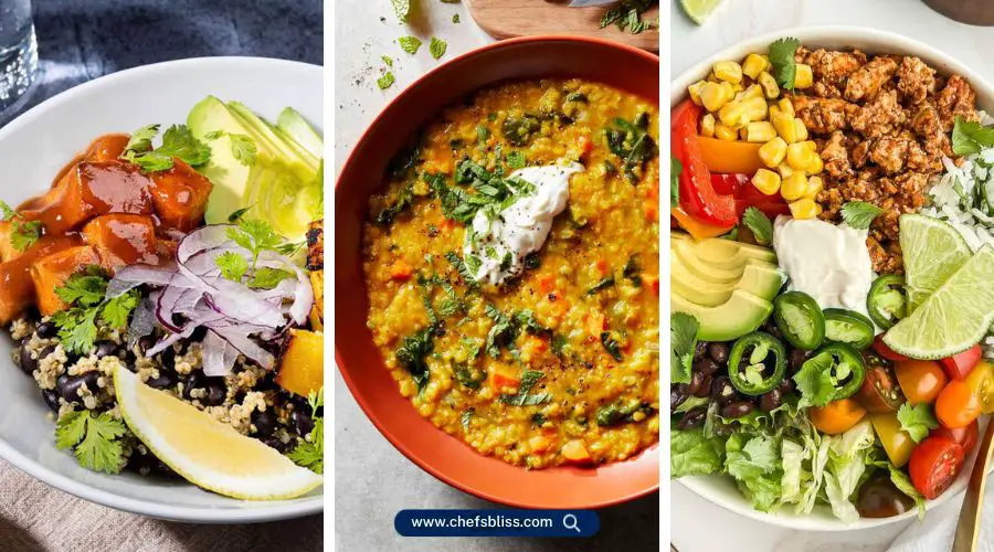 high protein vegetarian lunch recipes