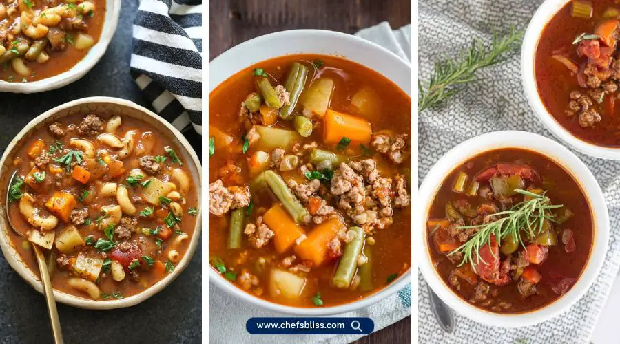 instant pot hamburger soup recipes