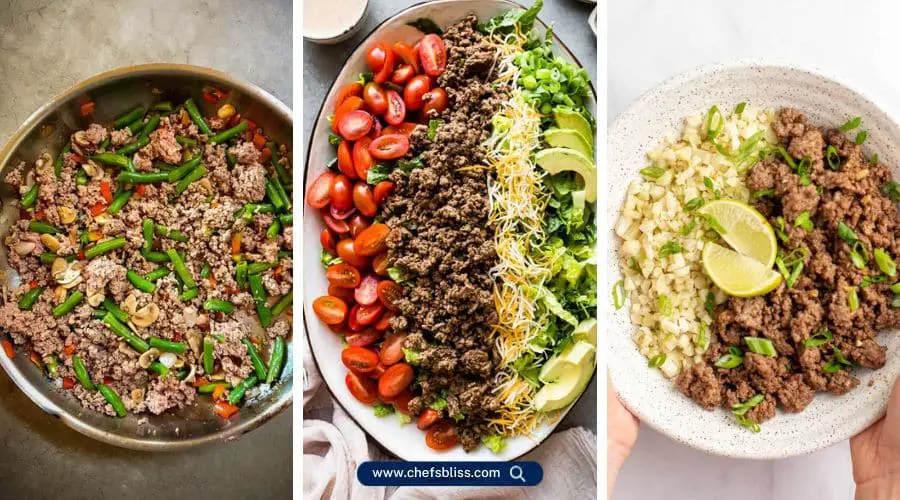 keto ground beef lunch recipes