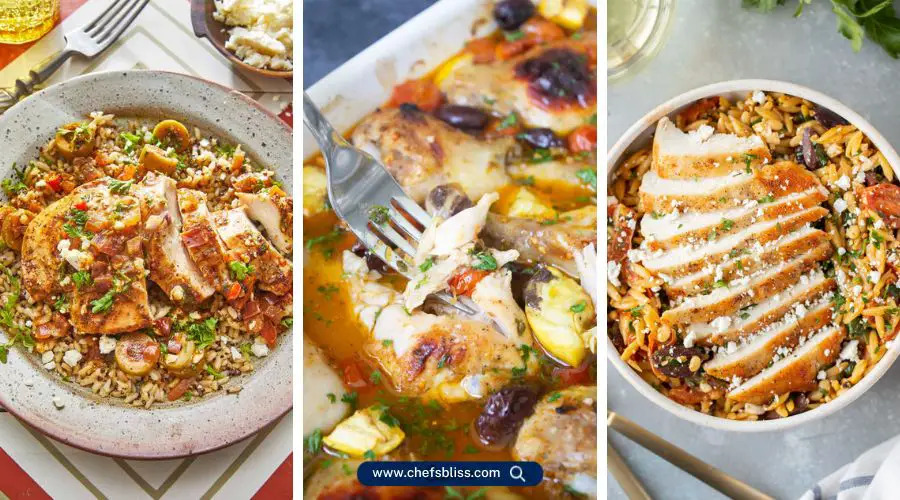 mediterranean chicken dinner recipes