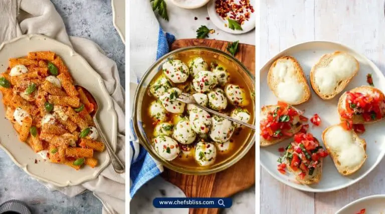 mozzarella lunch recipes