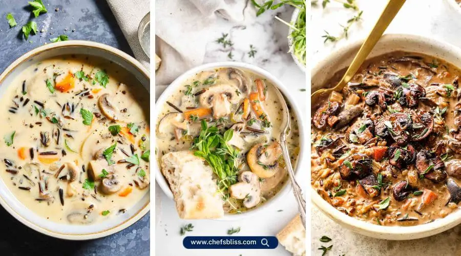 mushroom rice soup recipes