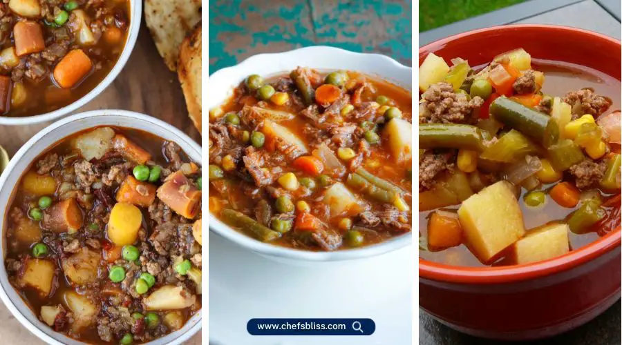 old fashioned beef vegetable soup recipes