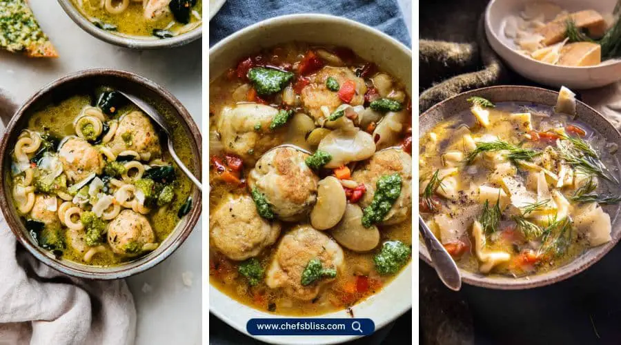 pesto soup recipes