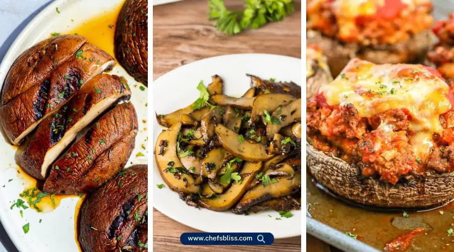 portobello mushroom lunch recipes