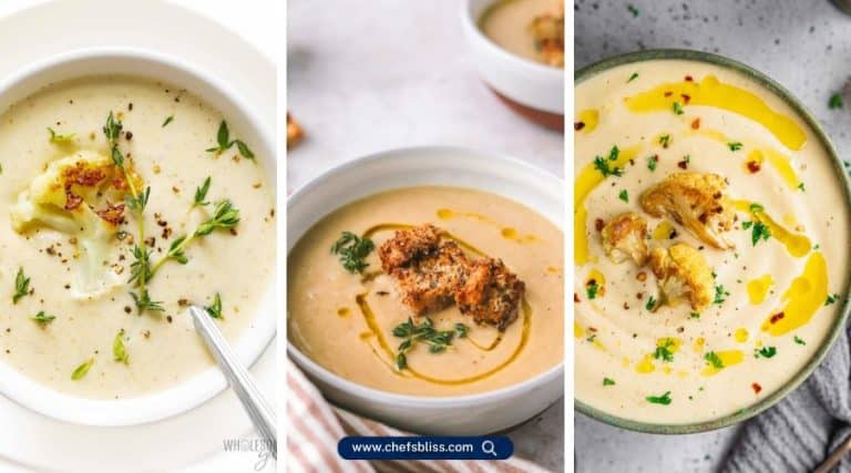 roasted cauliflower soup recipes