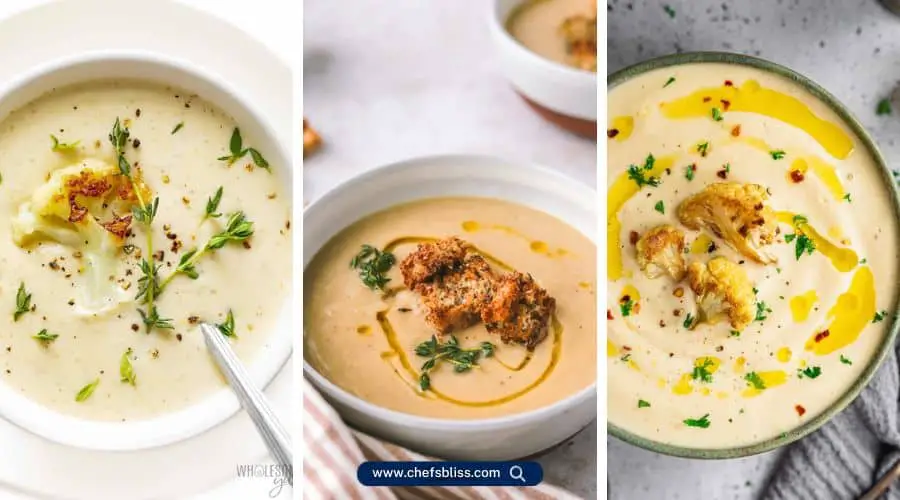roasted cauliflower soup recipes