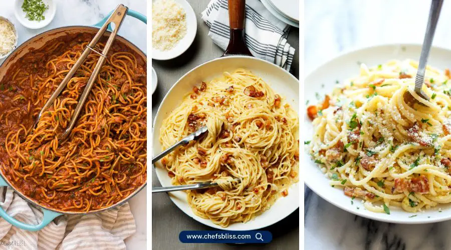 spaghetti dinner recipes