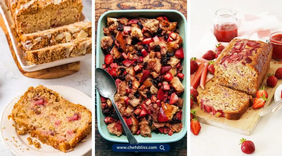 strawberry rhubarb bread recipes