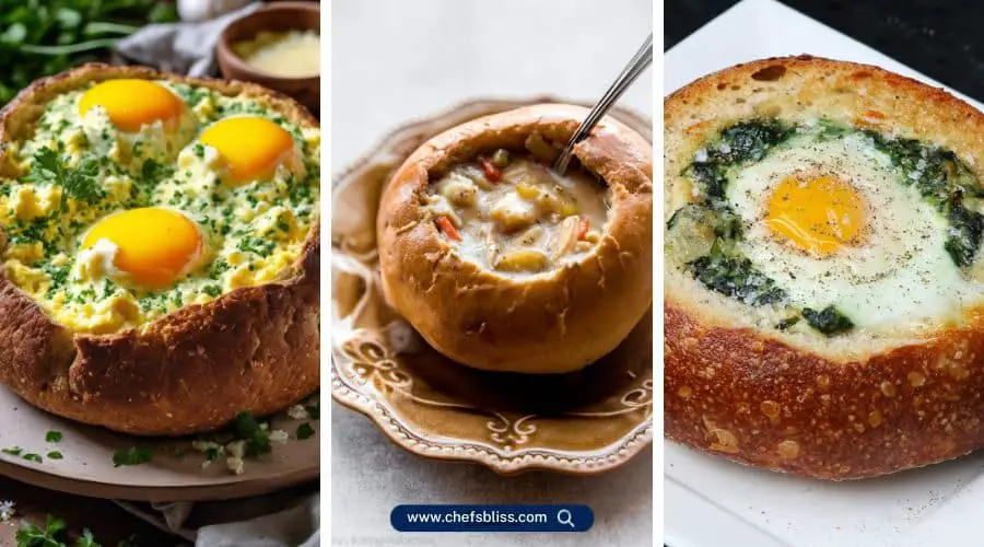 stuffed bread bowl recipes