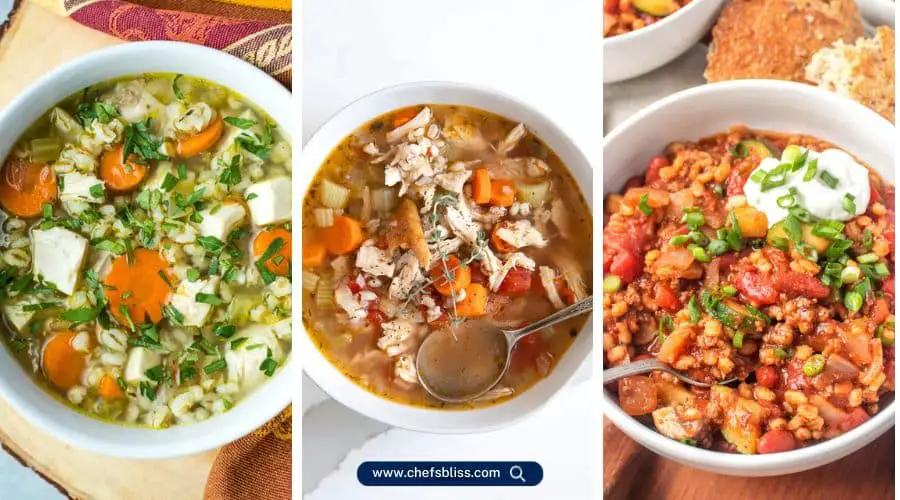 turkey barley soup recipes