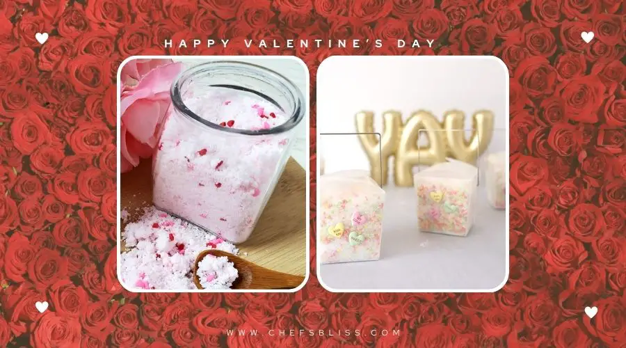 valentine’s day DIY bath salts ideas