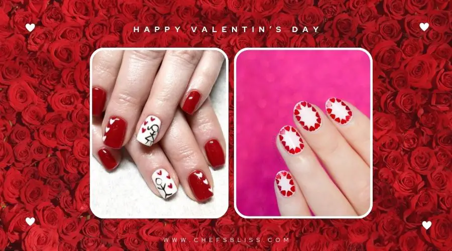 valentine’s day DIY nail art ideas