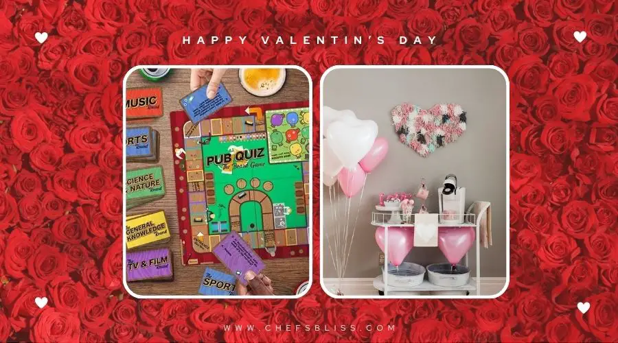 valentine’s day board game cafe ideas