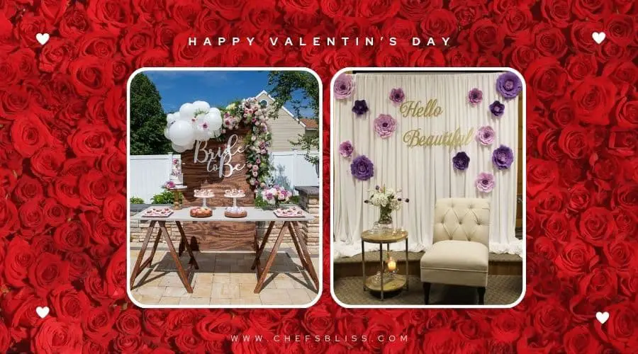 valentine’s day bridal shower decor ideas