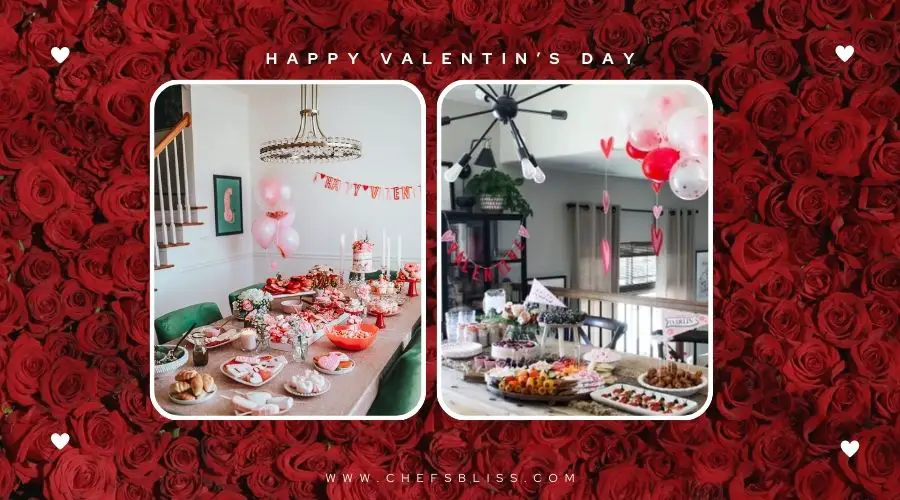 valentine’s day buffet decor ideas