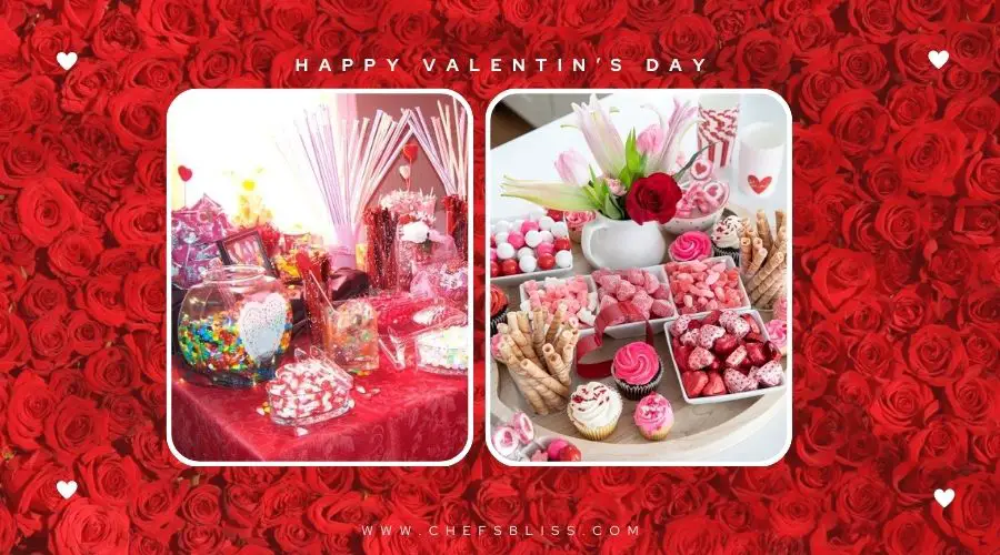 valentine’s day candy bar decor ideas