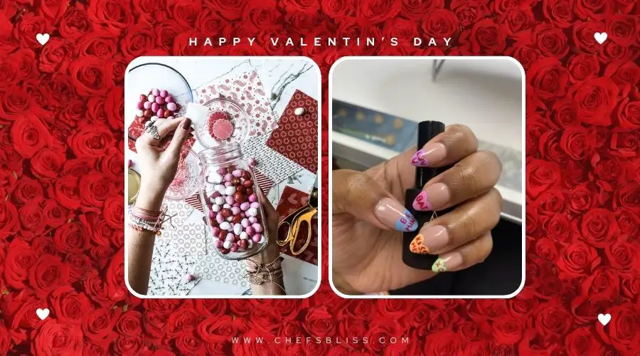 valentine’s day candy jar nail ideas