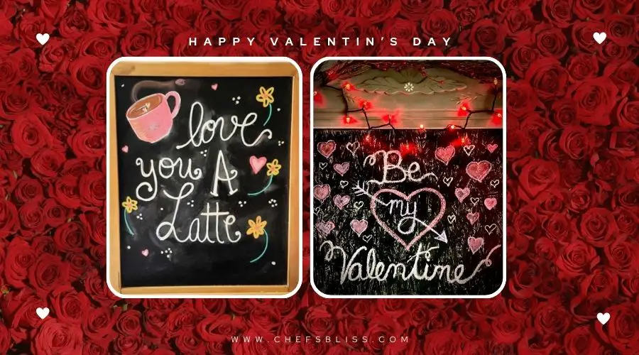 valentine’s day chalkboard decor ideas