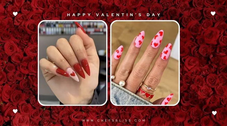 valentine’s day chic nail design ideas