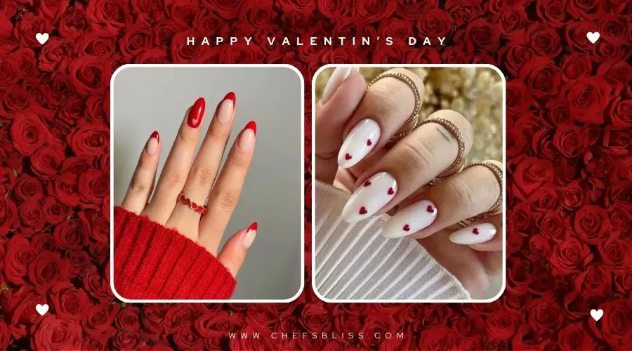 valentine’s day classic nail ideas