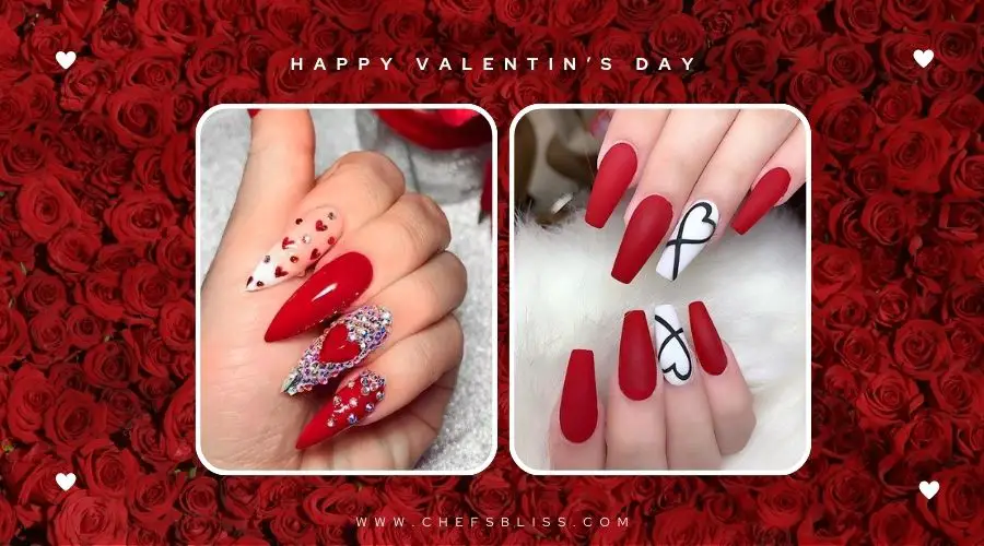 valentine’s day coffin nail ideas