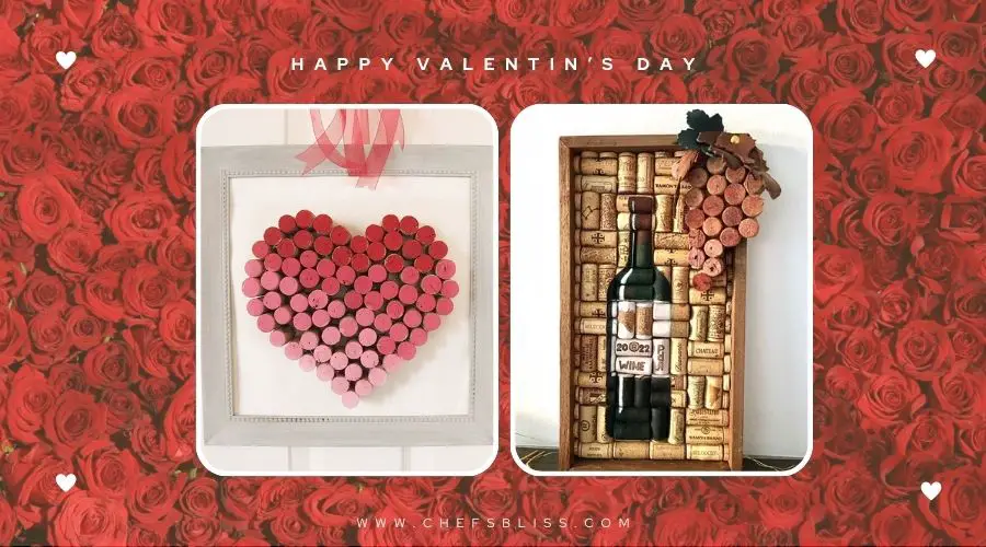 valentine’s day cork wall decor ideas